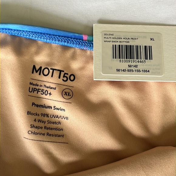 Mott50 High Waisted Wrap Bikini Bottom in Golden Hour floral Size XL NWT - Picture 13 of 13